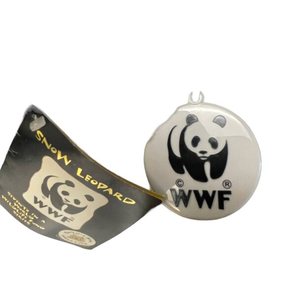 Build a Bear Snow Leopard Plush Stuffed 15" 2006 Animal Toy World Wildlife Fund - Picture 6 of 14